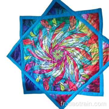 Dapo Dance Star Spinning Tissu Israël Dance Mandkerchief Handcraft Tissu Florpor pour le sport